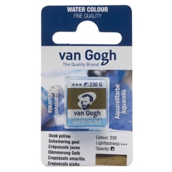 Peinture aquarelle van Gogh godet Crépuscule Jaune 230