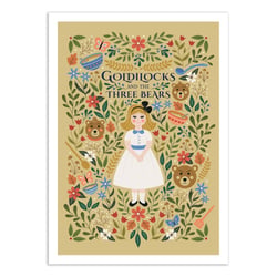 Affiche 30x40 cm - Goldilocks - Vesna Skorshnek