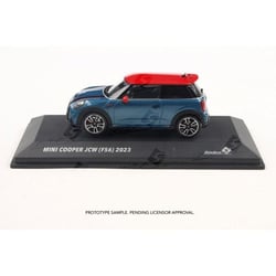 Voiture miniature MINI COOPER JOHN COOPER WORKS ISLAND BLUE METALLIC 2023 1/43 - Solido