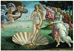 Puzzle 1000 pièces - Botticelli : La naissance de Veclassiques - Eurographics