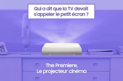 Samsung The Premiere 7 - Vidéoprojecteur, Bluetooth, 4K UHD, 2160p, WiFi, 2400 Lumens - Noir