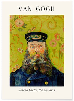 Affiche Van Gogh - Joseph Roulin, the postman | A3 : 29,7x42cm