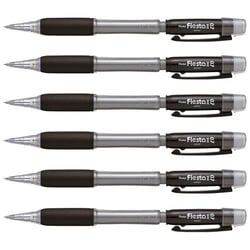Porte-mines PENTEL Fiesta II - Pointe 0,7 mm - Corps noir - Lot de 6
