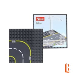 Jeux De Construction - Wange - Baby - La Plaque De Route Au Virage Serré -