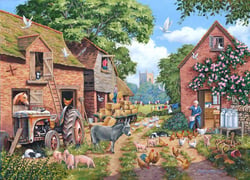 Puzzle 1000 pièces - N°24 - Focus Sur La Ferme - HOP - House of Puzzles