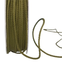 Bobine 30m cordelière polyester 2mm kaki