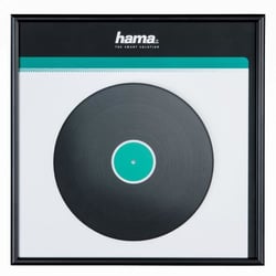 Cadre de protection vinyle HAMA Carré - Aluminium - 00181445 - Noir - 31,5 cm