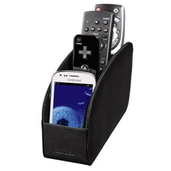 Support de télécommande universel HAMA Major - Cuir artificiel - Noir - 16,6 cm