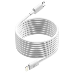 Avizar Câble Lightning vers USB-C 20W pour iPhone / iPad Compatible Recharge Rapide 2m Blanc