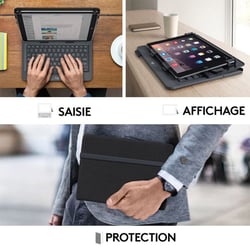 Etui clavier Bluetooth LOGITECH Universal Folio - Noir - 9-10 pouces