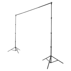 Système de fond photo télescopique HAMA - Aluminium - Noir - 158-295 cm