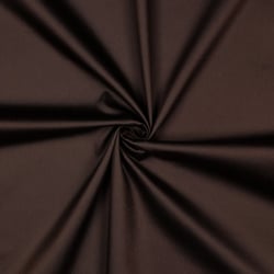 Tissu Satin de Coton uni Marron chocolat