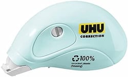 1 Roller Correcteurs Mini Pastel 6 m x 5 mm - UHU - Coloris assortis