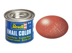 Pot de 14 ml de peinture pour maquette Email Color Revell - Bronze Metal 32195