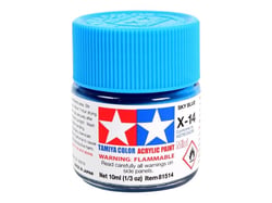 Mini pot de peinture acrylique 10 ml pour maquette T2M - X14 bleu ciel brillant 81514