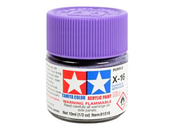 Mini pot de peinture acrylique 10 ml pour maquette T2M - X16 violet brillant 81516
