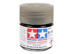 Mini pot de peinture acrylique 10 ml pour maquette T2M - X19 fumé brillant 81519