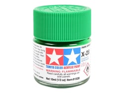 Mini pot de peinture acrylique 10 ml pour maquette T2M - X28 vert pré 81528