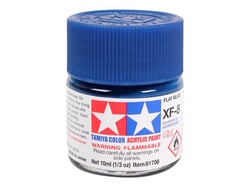 Mini pot de peinture acrylique 10 ml pour maquette T2M - XF8 bleu mat 81708