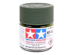 Mini pot de peinture acrylique 10 ml pour maquette T2M - XF13 vert armée air 81713