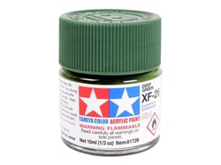 Mini pot de peinture acrylique 10 ml pour maquette T2M - XF26 vert foncé mat 81726