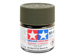 Mini pot de peinture acrylique 10 ml pour maquette T2M - XF51 vert kaki mat 81751