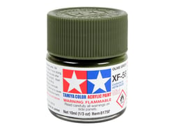 Mini pot de peinture acrylique 10 ml pour maquette T2M - XF58 vert olive foncé 81758