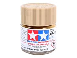 Mini pot de peinture acrylique 10 ml pour maquette T2M - XF59 jaune désert 81759