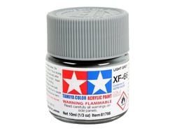 Mini pot de peinture acrylique 10 ml pour maquette T2M - XF66 gris clair mat 81766