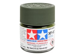 Mini pot de peinture acrylique 10 ml pour maquette T2M - XF67 vert 81767