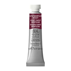 Tube de 5 ml - Peinture aquarelle Winsor & Newton - Violet caput n°125 - Extra fine - Opaque