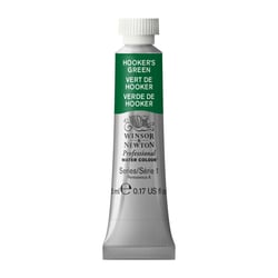 Tube de 5 ml - Peinture aquarelle Winsor & Newton - Vert de Hooker n°311 - Extra fine - Transparent
