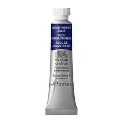 Tube de 5 ml - Peinture aquarelle Winsor & Newton - Bleu Indanthrène n°321 - Extra fine - Semi-transparent