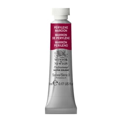 Tube de 5 ml - Peinture aquarelle Winsor & Newton - Marron Pérylène n°507 - Extra fine - Transparent