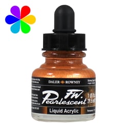 Encre Pearlescent 29.5ml cuivre aile d'oiseau