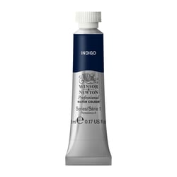 Tube de 5 ml - Peinture aquarelle Winsor & Newton - Indigo n°322 - Extra fine - Opaque