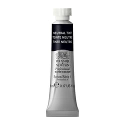 Tube de 5 ml - Peinture aquarelle Winsor & Newton - Teinte neutre n°430 - Extra fine - Opaque
