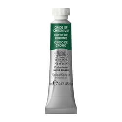 Tube de 5 ml - Peinture aquarelle Winsor & Newton - Oxyde de Chrome n°459 - Extra fine - Opaque