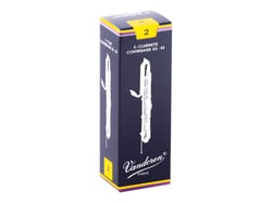 Vandoren Traditional 2 - Anche pour clarinette contrebasse - pack de 5