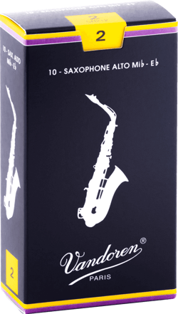 Vandoren  SR212 - Anches saxophone alto traditionnelles - Force 2