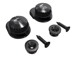 D'Addario - Système de verrouillage des sangles pour guitare, guitare basse - noir