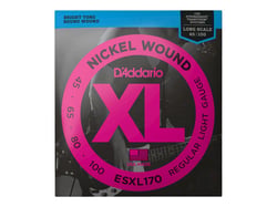 D'Addario XL - Cordes pour guitare électrique - bris de nickel - .045 / .065 / .080 / .100, lumière régulière