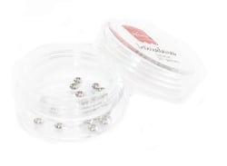 Heishi 20 Intercalaires 3 x 2 mm - Argent