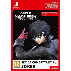Code de téléchargement extension DLC Super Smash Bros Ultimate - Set de combattant 1 : Joker - Nintendo Switch
