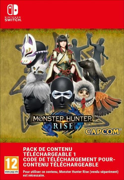 Monster Hunter Rise - Pack de contenu téléchargeable 1 (code de téléchargement)