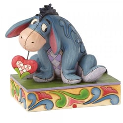Figurine Enesco Disney Traditions - Winnie l'Ourson - Bourriquet avec un cœur