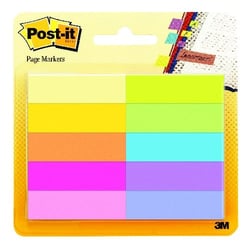 Marque-pages Post-it ®en papier - 10 blocs de 50 feuilles