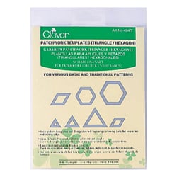 Gabarit 3/8  - triangle et hexagone