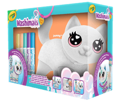 Peluche chat Washimals Jumbo - Crayola
