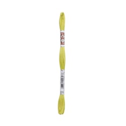 Fil à broder DMC - Coton Retors Mat - Vert tilleul 2218
